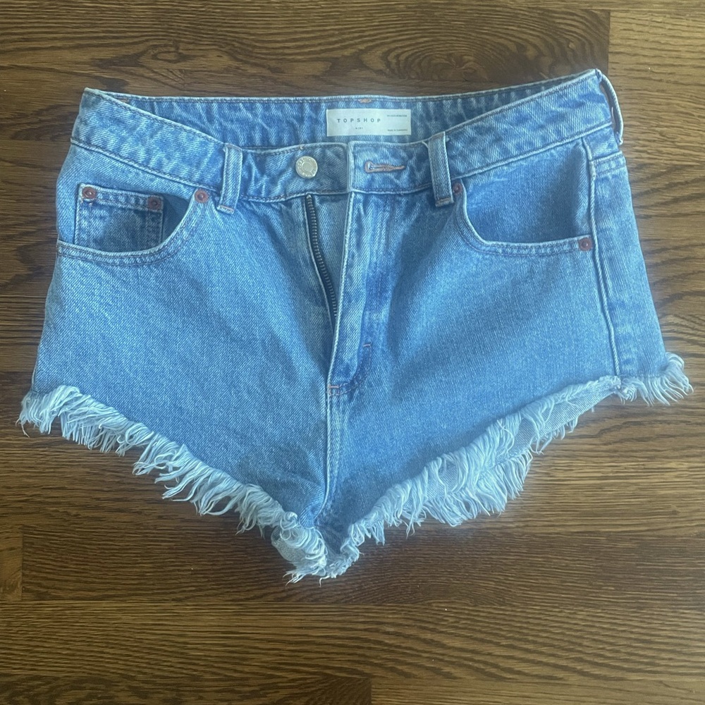 Top Shop Denim Short Shorts